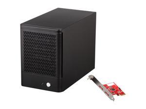 Rosewill RSV-S5 - 5-Bay 2.5" & 3.5" Hot-Swap Storage Encl. System - RAID 0 / 1 / 5 / 10 / 5 + Spare / Spanning / JBOD - 120mm Fan, Port Multiplier, Tray Design - Controller Card Bundle Rosewill RSV-S5 - 5-Bay 2.5" & 3.5" Hot-Swap Storage Encl. System - RAID 0 / 1 / 5 / 10 / 5 + Spare / Spanning / JBOD - 120mm Fan, Port Multiplier, Tray Design - Controller Card Bundle