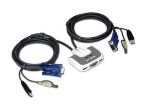 IOGEAR GCS632U 2-Port USB PLUS KVM Switch with Built-in KVM Cables and Audio Support IOGEAR GCS632U 2-Port USB PLUS KVM Switch with Built-in KVM Cables and Audio Support