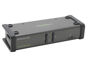 IOGEAR GCS1742 2-Port Dual View KVM Switch w/Audio and USB Peripheral Sharing IOGEAR GCS1742 2-Port Dual View KVM Switch w/Audio and USB Peripheral Sharing