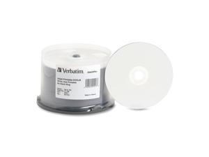Inkjet Printable DVD+R Discs 4.7GB 16x Spindle White 50/Pack Inkjet Printable DVD+R Discs 4.7GB 16x Spindle White 50/Pack