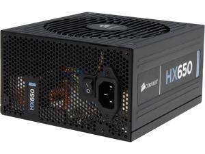 CORSAIR HX series HX650 650W ATX12V v2.2 / EPS12V 2.91 SLI Ready 80 PLUS GOLD Certified Modular Active PFC Power Supply CORSAIR HX series HX650 650W ATX12V v2.2 / EPS12V 2.91 SLI Ready 80 PLUS GOLD Certified Modular Active PFC Power Supply