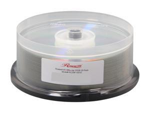 Rosewill RCDM-10010 – 25 GB 6X BD-R 25-Pack Blank Compact Disc Spindle – Blu-ray, Shiny Silver - OEM Rosewill RCDM-10010 – 25 GB 6X BD-R 25-Pack Blank Compact Disc Spindle – Blu-ray, Shiny Silver - OEM