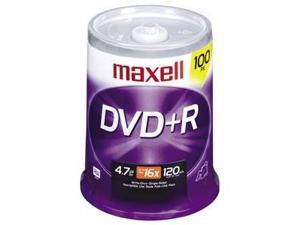 maxell 4.7GB 16X DVD+R 100 Packs Disc Model 639016 maxell 4.7GB 16X DVD+R 100 Packs Disc Model 639016