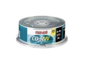 maxell 700MB 4X CD-RW 25 Packs Disc Model 630026 maxell 700MB 4X CD-RW 25 Packs Disc Model 630026