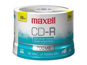 maxell 700MB 48X CD-R 50 Packs Media Model 625156 maxell 700MB 48X CD-R 50 Packs Media Model 625156