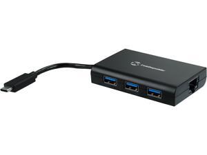 Tek Republic TUN-310C USB Type-C 3 Port Hub with Gigabit Ethernet Network Adapter Tek Republic TUN-310C USB Type-C 3 Port Hub with Gigabit Ethernet Network Adapter