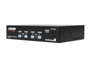 StarTech SV431USBAE 4 Port StarView USB KVM Switch With Audio StarTech SV431USBAE 4 Port StarView USB KVM Switch With Audio