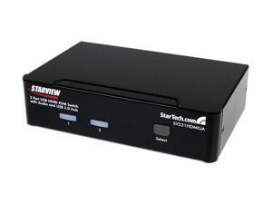 StarTech SV231HDMIUA 2 Port USB HDMI KVM Switch w/ Audio & USB 2.0 Hub StarTech SV231HDMIUA 2 Port USB HDMI KVM Switch w/ Audio & USB 2.0 Hub