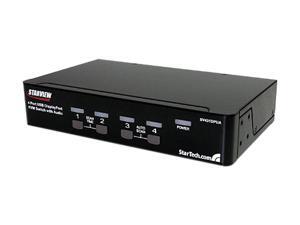 StarTech SV431DPUA 4 Port USB DisplayPort KVM Switch with Audio StarTech SV431DPUA 4 Port USB DisplayPort KVM Switch with Audio