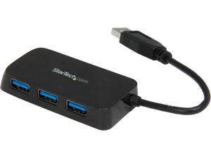 StarTech ST4300MINU3B Portable 4-Port SuperSpeed Mini USB 3.0 Hub - Black StarTech ST4300MINU3B Portable 4-Port SuperSpeed Mini USB 3.0 Hub - Black