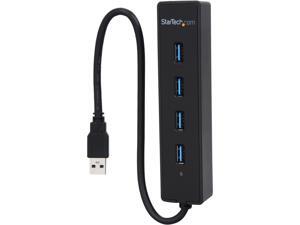 StarTech ST4300PBU3 4 Port Portable SuperSpeed USB 3.0 Hub with Built-in Cable StarTech ST4300PBU3 4 Port Portable SuperSpeed USB 3.0 Hub with Built-in Cable