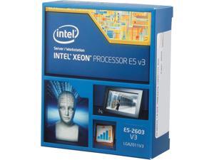 Intel Xeon E5-2603 v3 Haswell 1.6 GHz LGA 2011-3 85W BX80644E52603V3 Server Processor Intel Xeon E5-2603 v3 Haswell 1.6 GHz LGA 2011-3 85W BX80644E52603V3 Server Processor