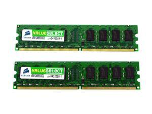 CORSAIR 1GB (2 x 512MB) 240-Pin DDR2 533 (PC2 4200) Dual Channel Kit Memory