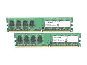 Crucial 2GB (2 x 1GB) 240-Pin DDR2 SDRAM DDR2 667 (PC2 5300) Dual Channel Kit Desktop Memory Model CT2KIT12864AA667 Crucial 2GB (2 x 1GB) 240-Pin DDR2 SDRAM DDR2 667 (PC2 5300) Dual Channel Kit Desktop Memory Model CT2KIT12864AA667