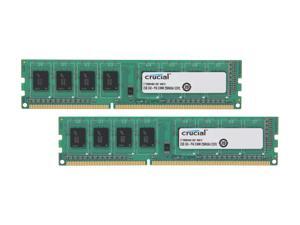 Crucial 4GB (2 x 2GB) 240-Pin DDR3 SDRAM DDR3 1066 (PC3 8500) Dual Channel Kit Desktop Memory