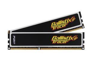 Crucial Ballistix Tracer 4GB (2 x 2GB) 240-Pin DDR3 SDRAM DDR3 1333 (PC3 10600) Dual Channel Kit Desktop Memory with LEDs