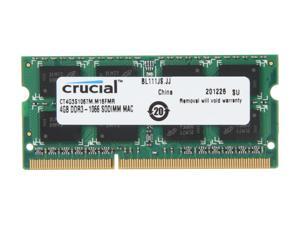 Crucial 4GB DDR3 1066 Memory for Apple Model CT4G3S1067M Crucial 4GB DDR3 1066 Memory for Apple Model CT4G3S1067M