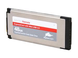 Wintec FileMate ExpressCard 34 48GB ExpressCard 34 & Mini USB 2.0 MLC Internal / External Solid State Drive (SSD) 3FMS4D048JM-R Wintec FileMate ExpressCard 34 48GB ExpressCard 34 & Mini USB 2.0 MLC Internal / External Solid State Drive (SSD) 3FMS4D048JM-R