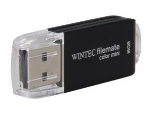 Wintec FileMate Color Mini 16GB USB 2.0 Flash Drive (Black) Model 3FMSP01U2BK-16G-R Wintec FileMate Color Mini 16GB USB 2.0 Flash Drive (Black) Model 3FMSP01U2BK-16G-R