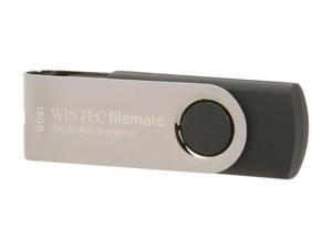 Wintec FileMate SWIVEL Enterprise Edition 16GB USB 2.0 Flash Drive 256bit AES Encryption Model 3FMUSBN16GWB-R Wintec FileMate SWIVEL Enterprise Edition 16GB USB 2.0 Flash Drive 256bit AES Encryption Model 3FMUSBN16GWB-R