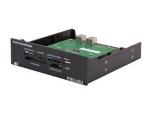 AFT PRO-55U USB 2.0 5.25" Bay, CompactFlash/SDHC/SDXC/microSD/microSDXC/miniSD/miniSDHC/MultiMediaCard/Memory Stick/xD-Picture ...