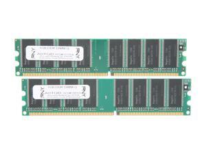 PNY OPTIMA 2GB (2 x 1GB) DDR 400 (PC 3200) Desktop Memory PNY OPTIMA 2GB (2 x 1GB) DDR 400 (PC 3200) Desktop Memory