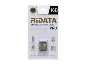 RiDATA 1GB Secure Digital (SD) Flash Card Model SDCR1GB-GLD