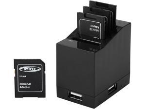 BYTECC CR-4SDHUB USB 2.0 4X SD Card Reader/Writer Support SDXC 64G with 3X USB 2.0 Hub BYTECC CR-4SDHUB USB 2.0 4X SD Card Reader/Writer Support SDXC 64G with 3X USB 2.0 Hub