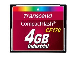 Transcend CF170 4 GB CompactFlash (CF) Card - 1 Card Transcend CF170 4 GB CompactFlash (CF) Card - 1 Card