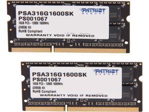 Patriot Memory Signature Apple Line 16GB (2 x 8GB) DDR3 1600 (PC3 12800) Non-ECC Unbuffered Memory for Apple Model PSA316G1600SK Patriot Memory Signature Apple Line 16GB (2 x 8GB) DDR3 1600 (PC3 12800) Non-ECC Unbuffered Memory for Apple Model PSA316G1600SK
