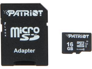 Patriot LX Pro Series 16GB microSDHC Flash Card Model PSF16GMCSHC10BK Patriot LX Pro Series 16GB microSDHC Flash Card Model PSF16GMCSHC10BK