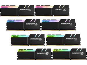 G.SKILL TridentZ RGB Series 128GB (8 x 16GB) 288-Pin DDR4 SDRAM DDR4 3200 (PC4 25600) Desktop Memory Model F4-3200C14Q2-128GTZR G.SKILL TridentZ RGB Series 128GB (8 x 16GB) 288-Pin DDR4 SDRAM DDR4 3200 (PC4 25600) Desktop Memory Model F4-3200C14Q2-128GTZR