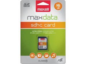 Maxell 501303 16 GB Secure Digital High Capacity (SDHC) - 1 Card/1 Pack Maxell 501303 16 GB Secure Digital High Capacity (SDHC) - 1 Card/1 Pack