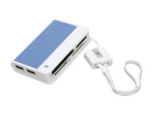 Vantec Culore Portable Hi-Speed USB 2.0 Support SD/MS/CF/MMC/MicroSD/xD  66-in-1 External Card Reader/Writer - Model UGT-CH100-BL