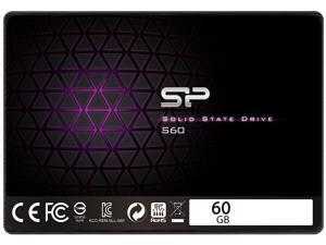 Silicon Power S60 2.5" 60GB SATA III MLC Internal Solid State Drive (SSD) SP060GBSS3S60S25AE Silicon Power S60 2.5" 60GB SATA III MLC Internal Solid State Drive (SSD) SP060GBSS3S60S25AE
