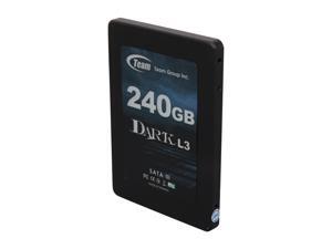 Team Group DARK L3 2.5" 240GB SATA III MLC Internal Solid State Drive (SSD) T253L3240GMC101 Team Group DARK L3 2.5" 240GB SATA III MLC Internal Solid State Drive (SSD) T253L3240GMC101