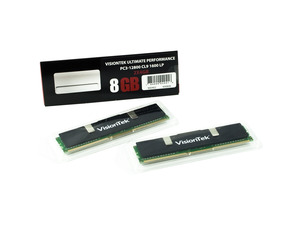 Visiontek 8GB (2 x 4GB) 240-Pin DDR3 SDRAM DDR3 1600 (PC3 12800) Desktop Memory