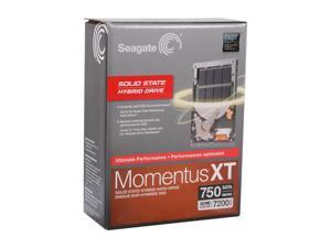 Seagate Momentus XT STBD750100 750GB 7200 RPM 32MB Cache SATA 6.0Gb/s 2.5" Solid State Hybrid Drive Retail kit Seagate Momentus XT STBD750100 750GB 7200 RPM 32MB Cache SATA 6.0Gb/s 2.5" Solid State Hybrid Drive Retail kit