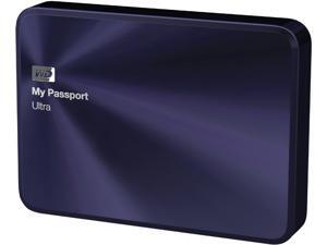 WD 2TB Blue-Black My Passport Ultra Metal Edition Portable External Hard Drive - USB 3.0 - WDBEZW0020BBA-NESN WD 2TB Blue-Black My Passport Ultra Metal Edition Portable External Hard Drive - USB 3.0 - WDBEZW0020BBA-NESN