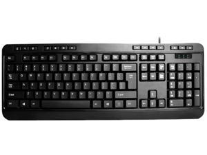 ADESSO AKB-132PB Black PS/2 Standard Keyboard ADESSO AKB-132PB Black PS/2 Standard Keyboard