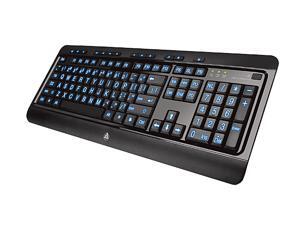 AZIO KB505U Black USB Wired Standard Large Print 3 Color Backlit Keyboard AZIO KB505U Black USB Wired Standard Large Print 3 Color Backlit Keyboard