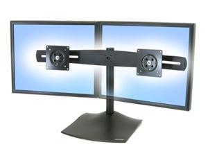 Ergotron 33-322-200 DS100 Dual-Monitor Desk Stand, Horizontal Ergotron 33-322-200 DS100 Dual-Monitor Desk Stand, Horizontal