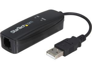 StarTech USB56KEMH External V.92 56K USB Fax Modem – Hardware Based Dial up Data Modem 56 Kbps Down 36.6 Kbps Up 14.4 Kbps Fax StarTech USB56KEMH External V.92 56K USB Fax Modem – Hardware Based Dial up Data Modem 56 Kbps Down 36.6 Kbps Up 14.4 Kbps Fax