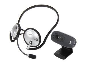 Logitech C270 HD WebCam w/ Behind-the-Head Headset