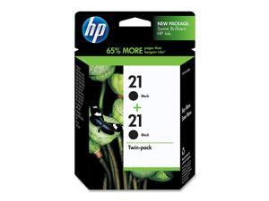 HP HP 21 (C9508FN) 21 Black Ink Cartridge Twin Pack Black HP HP 21 (C9508FN) 21 Black Ink Cartridge Twin Pack Black