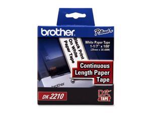 brother DK2210 Black/White Continuous Length Paper Tape brother DK2210 Black/White Continuous Length Paper Tape