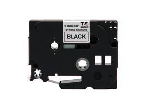 brother TZES221 TZe Extra-Strength Adhesive Laminated Labeling Tape, 3/8w, Black on White brother TZES221 TZe Extra-Strength Adhesive Laminated Labeling Tape, 3/8w, Black on White