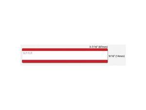 Seiko SmartLabel SLP-FLR File Folder Label - 0.56" Width x 3.43" Length - 130/Roll - 0.79" Core - 2 Roll - Red Seiko SmartLabel SLP-FLR File Folder Label - 0.56" Width x 3.43" Length - 130/Roll - 0.79" Core - 2 Roll - Red