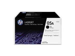 HP 05A Black Dual Pack LaserJet Toner Cartridges (CE505D) HP 05A Black Dual Pack LaserJet Toner Cartridges (CE505D)