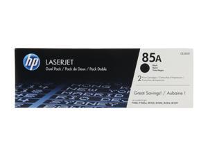 HP 85A Black Dual Pack LaserJet Toner Cartridges (CE285D) HP 85A Black Dual Pack LaserJet Toner Cartridges (CE285D)